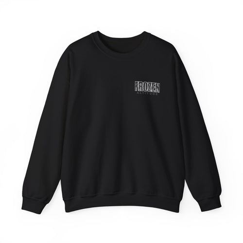 Frozen Altitude Crewneck Sweatshirt — Minimal Winter Graphic Pullover